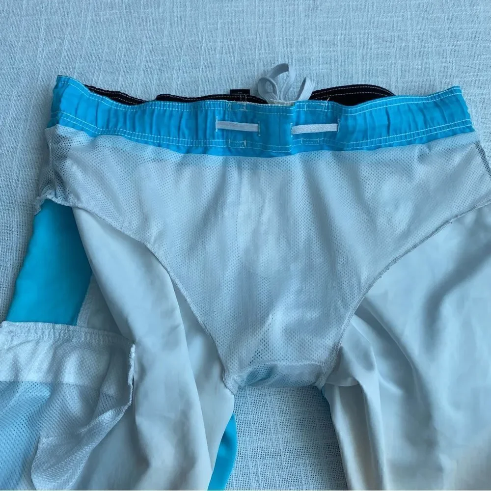 OP Men’s Swim Shorts Arctic White Combo Sz L